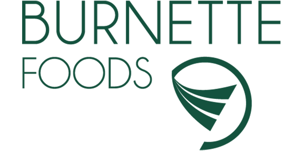 Burnette Foods logo, a farm food brand that works with Evergreen's glass packaging