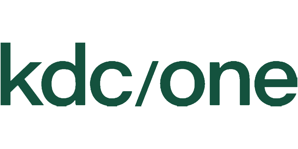KDC One logo, a trusted beauty, personal care, and home care brand that Evergreen has partnered with