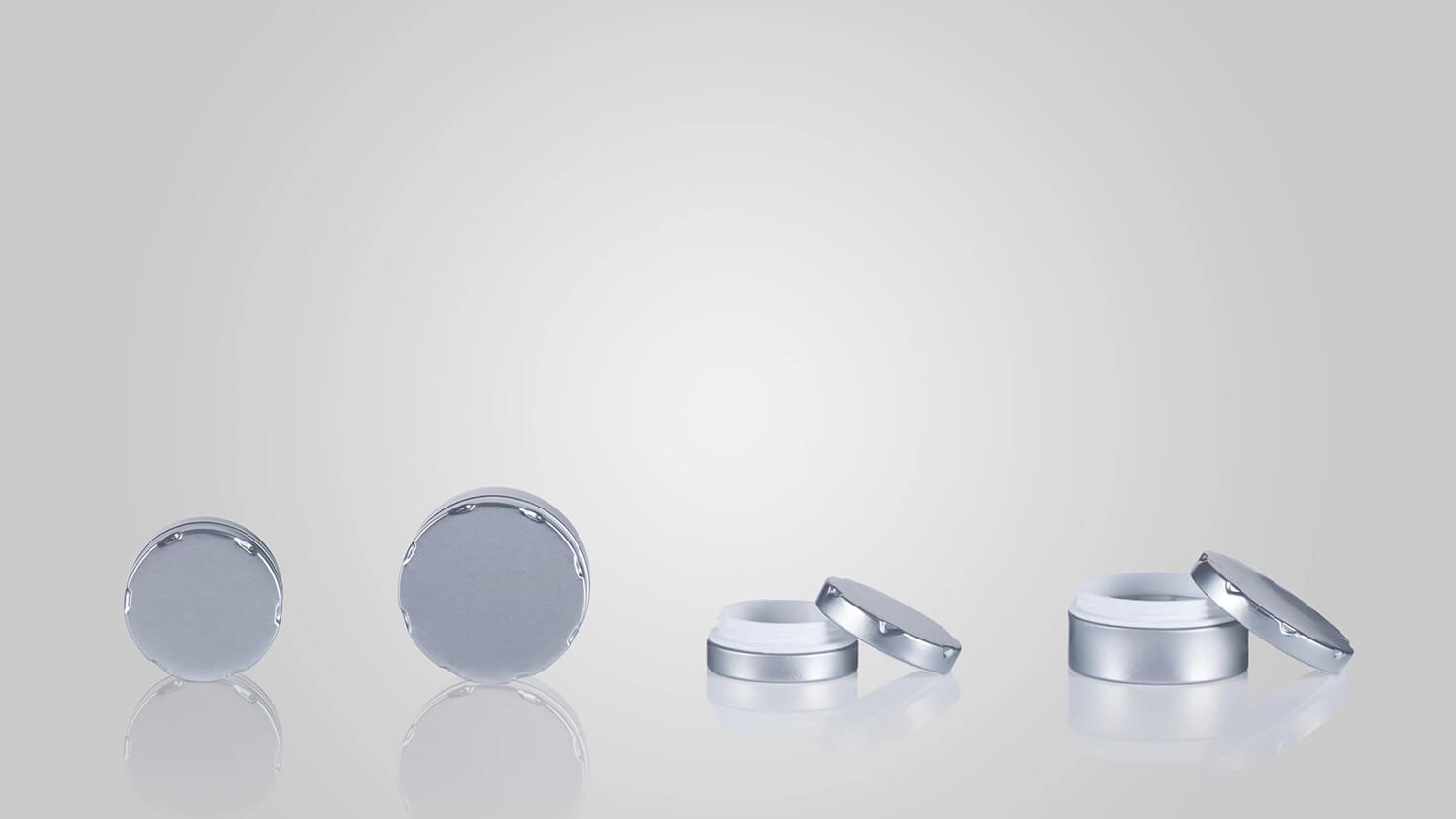 Plain child-resistant tins in various sizes for multipurpose use.