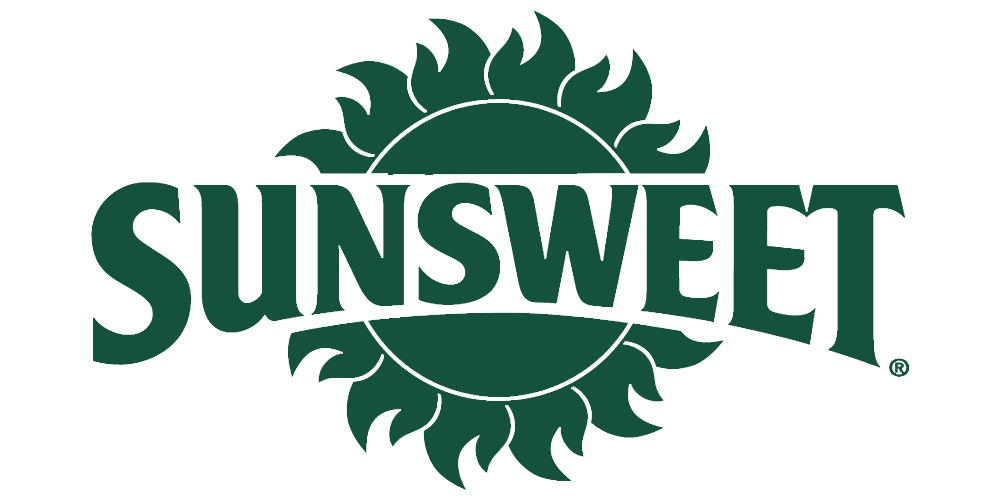 Sunsweet logo, a dried food brand that has worked with Evergreen's glass packaging