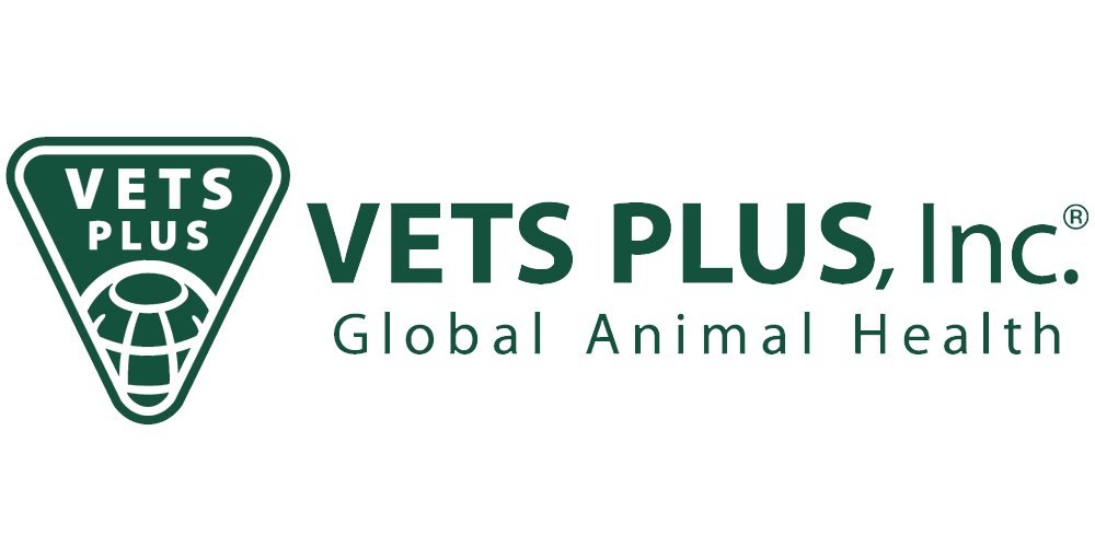 Vets Plus Inc logo, a global animal pharmaceutical brand 