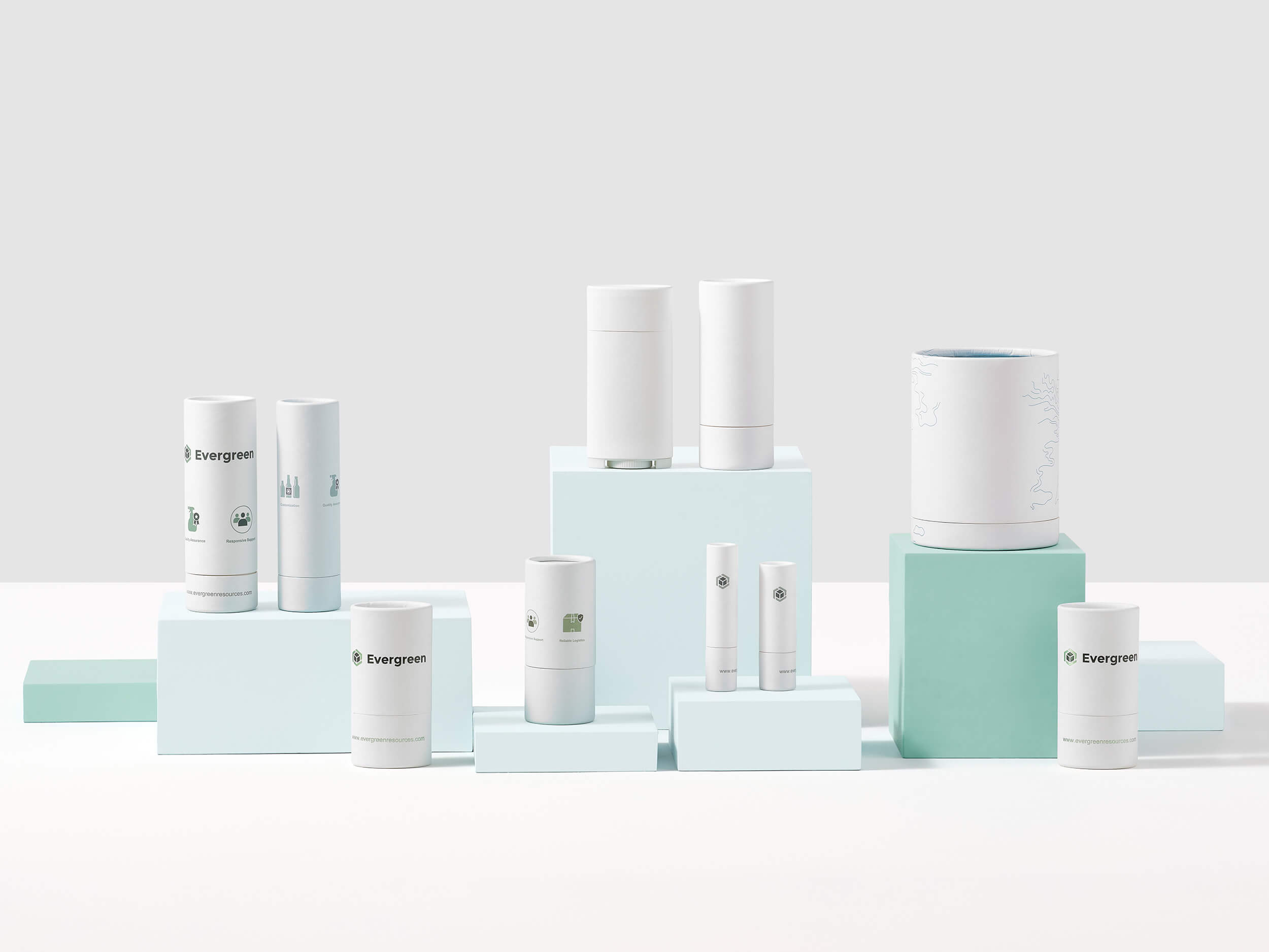 Paper tube packaging for skincare, cosmetics, food, and more, a sustainable packaging alternative for brands