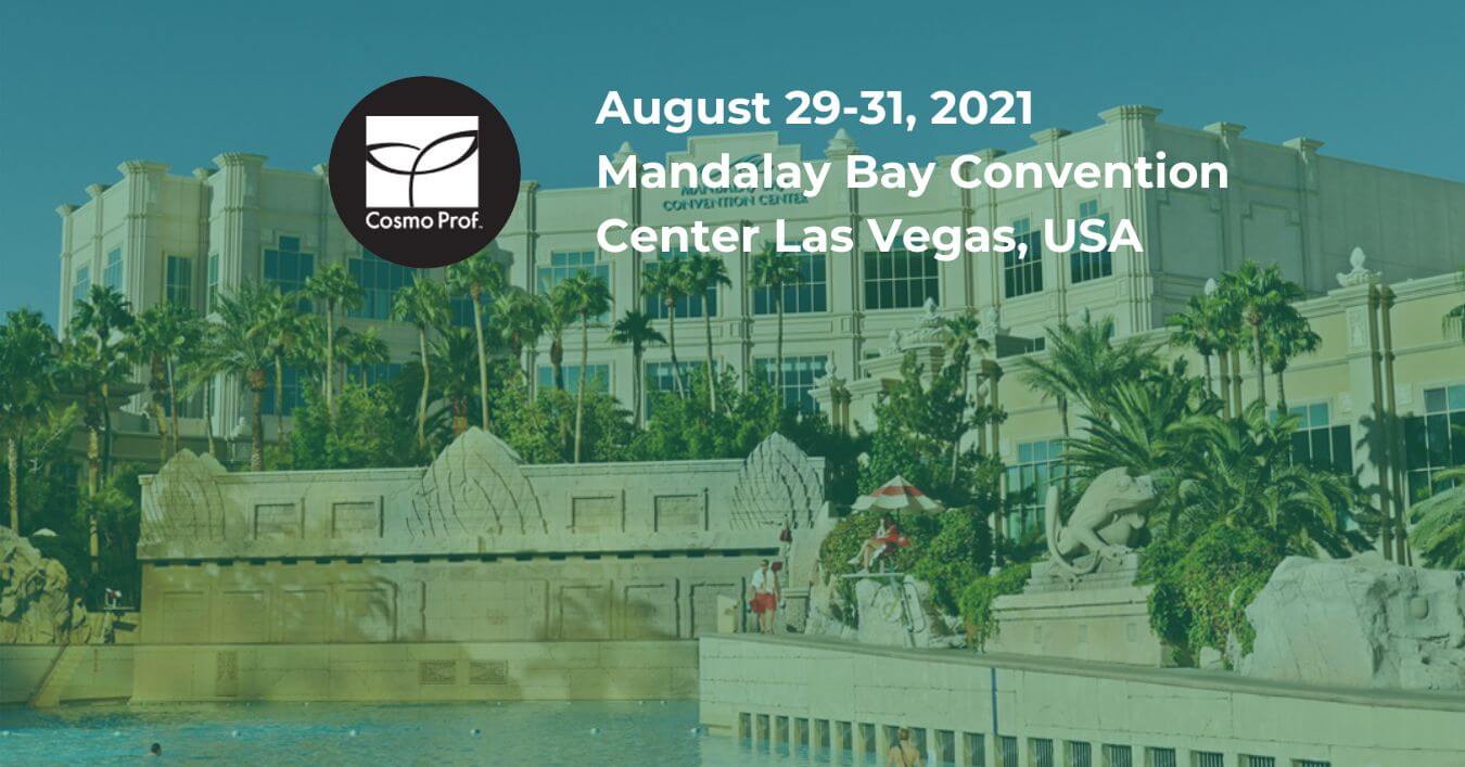 Cosmoprof 2023 convention center, with a beautiful view of Mandalay bay.