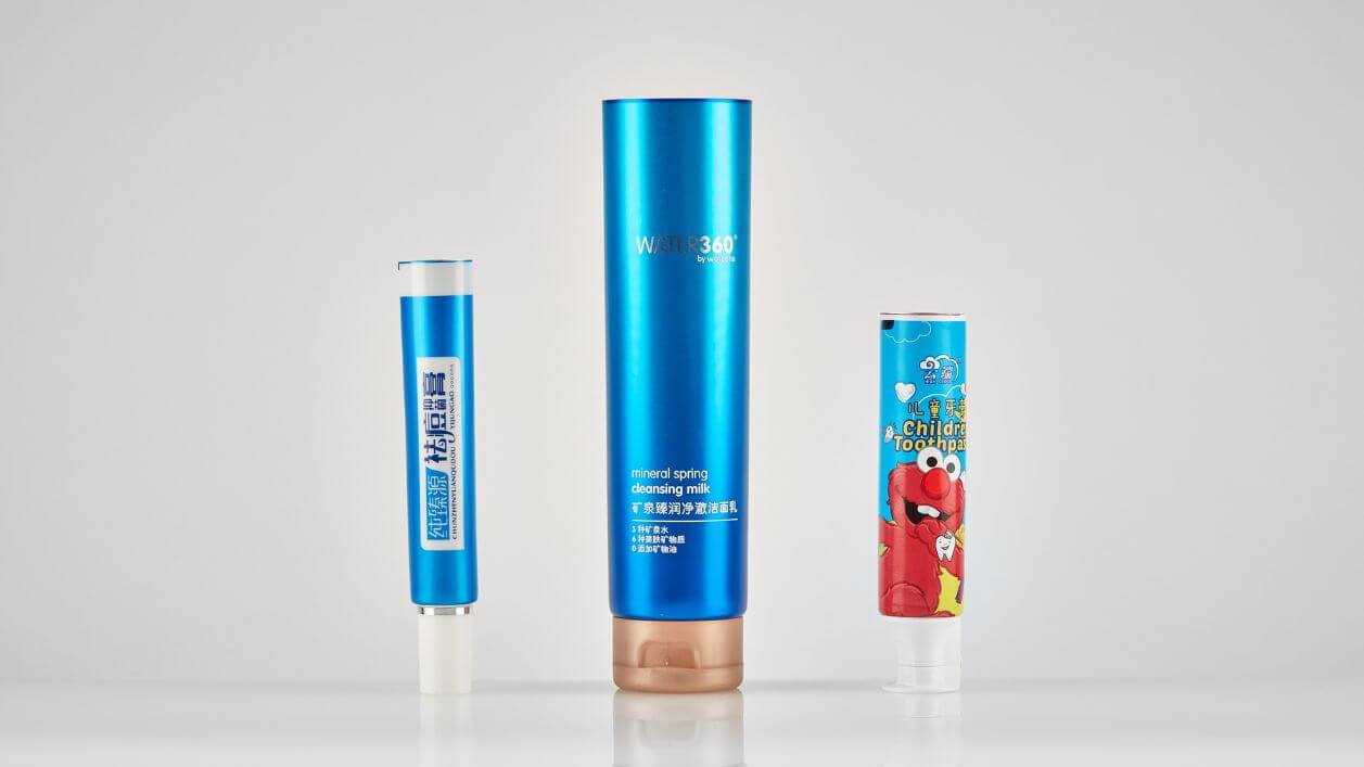 Laminated plastic tubes with innovative designs and premium finishes.
