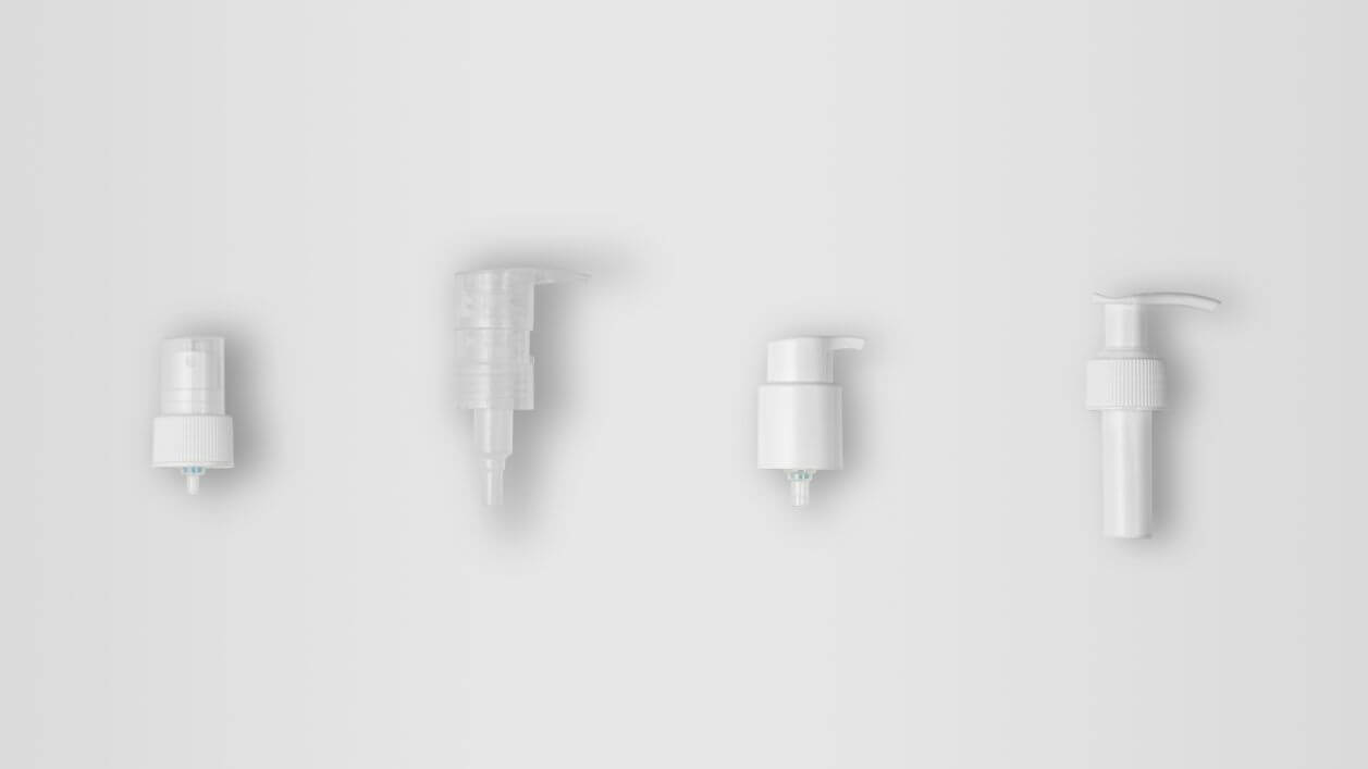 Recyclable pumps and misters designed for eco-friendly dispensing options.