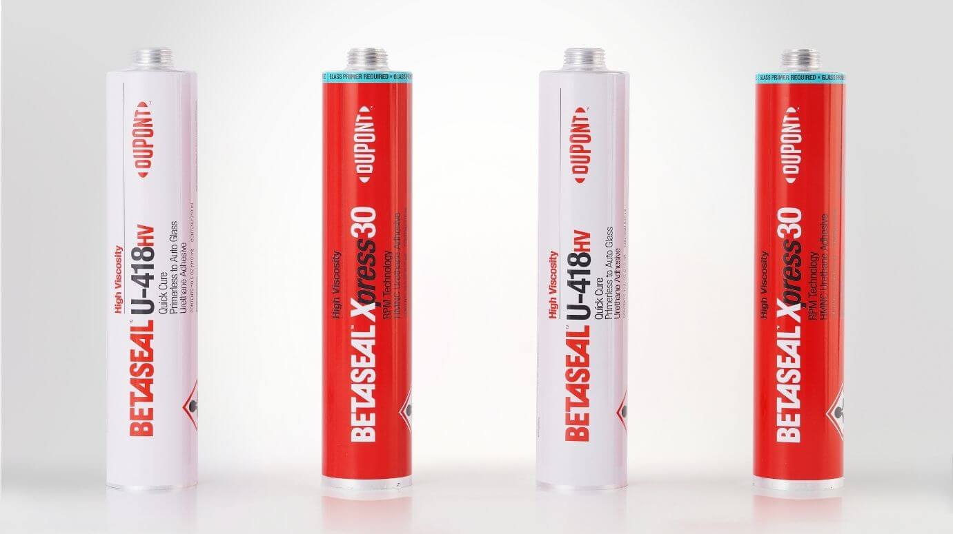 Custom decorated aluminum cartridges with DuPont branding and durable finishes.