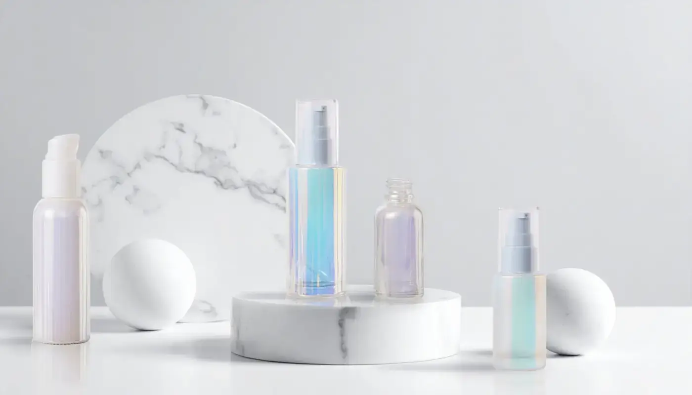 Optical coating bottles by Evergreen evergreen, showing a clean design.