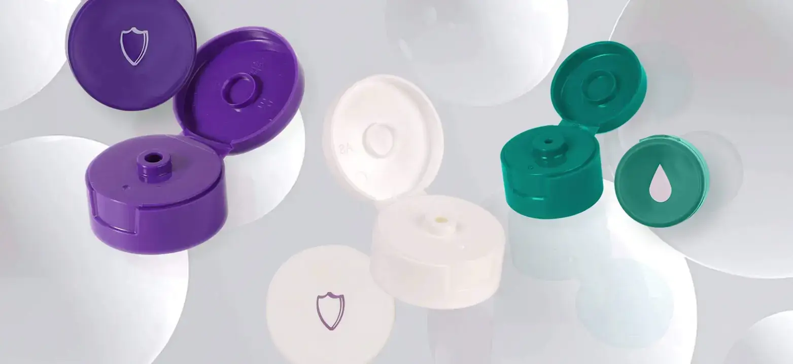 Pad-printed decorated caps by Evergreen.