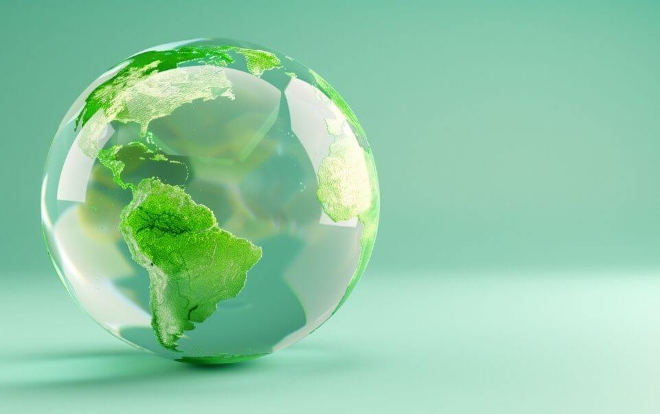 Sustainability-Accounting-Standards Sustainability accounting standards green globe with green background.