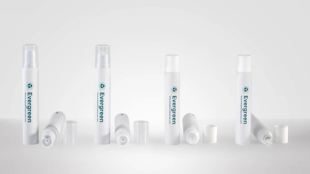 Evergreen's stock liquid silicone applicator tubes.